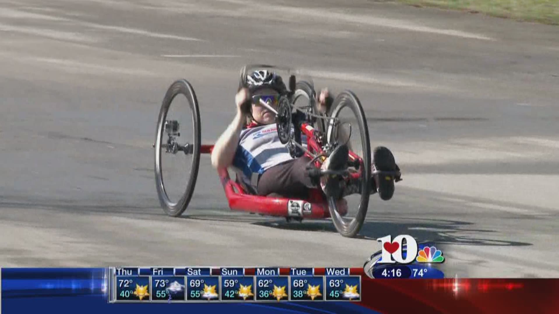 The Knoxville Marathon race weekend is made up of six race events. The handcycle division started in 2009.