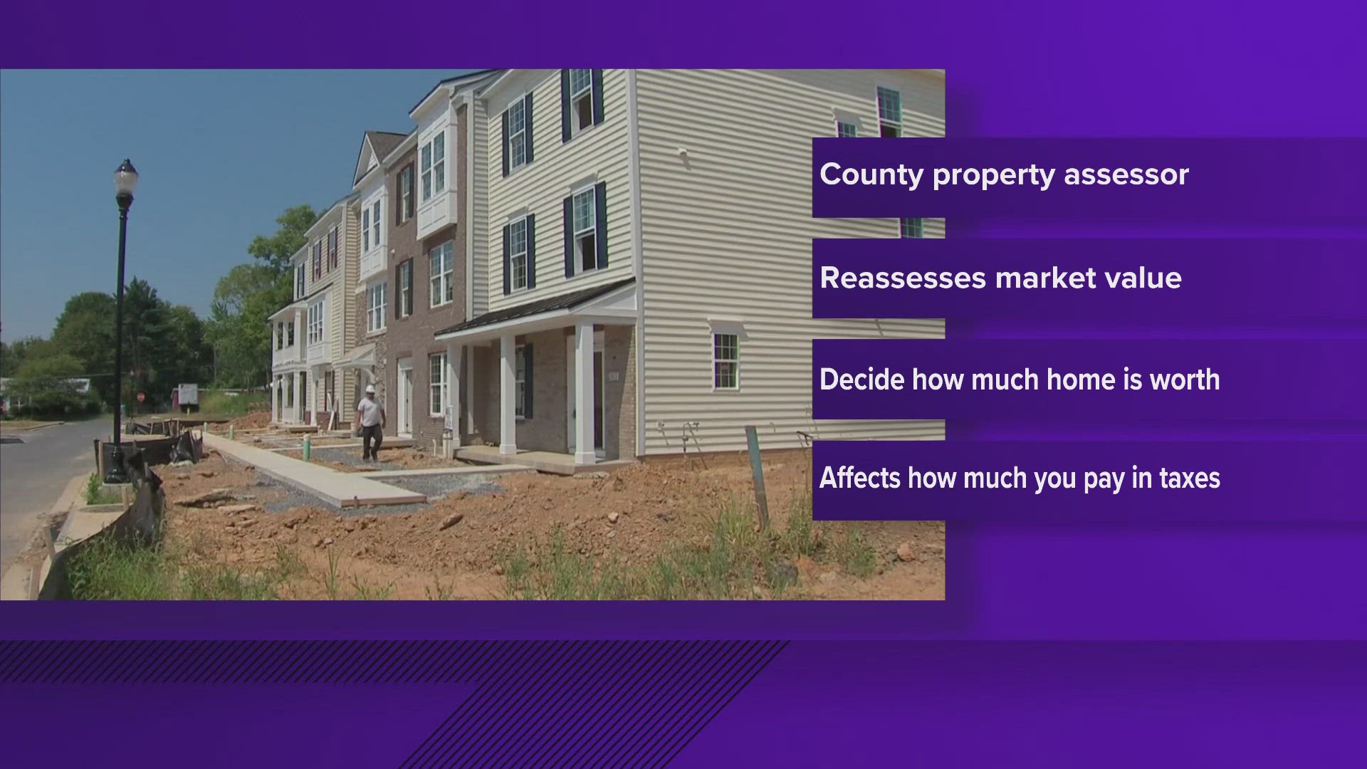 Previously, the county would evaluate how much homes are worth every four years. Home values impact property taxes, and could now change more frequently.
