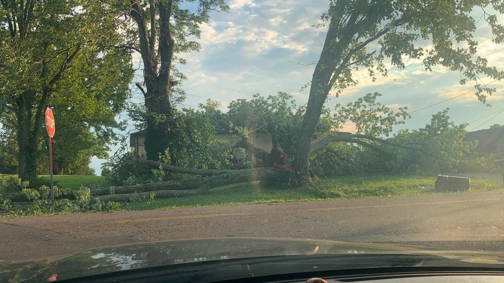 Moderate Rear Damage Up to 10 homes damaged after strong winds in Morristown, NWS says ...