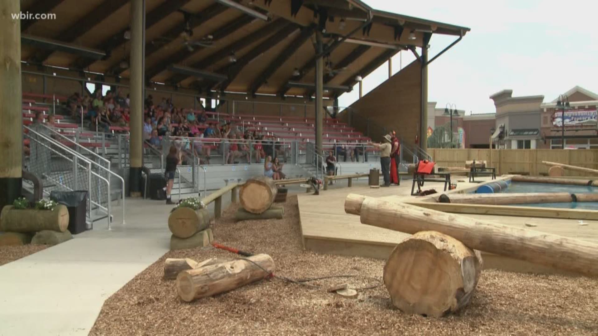 A preview of Paula Deen's Lumberjack Feud and Adventure which is set to open in Pigeon Forge. World-Class lumberjacks will compete against each other. The first public shows are set for Wednesday night, July 18, at 5:00 and 8:00.