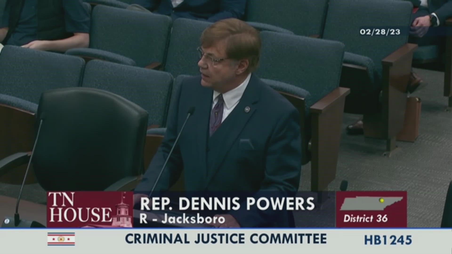 The bill would allow inmates sentenced to death to choose to be shot by a firing squad. A representative suggested adding the choice to hang by a tree, too.