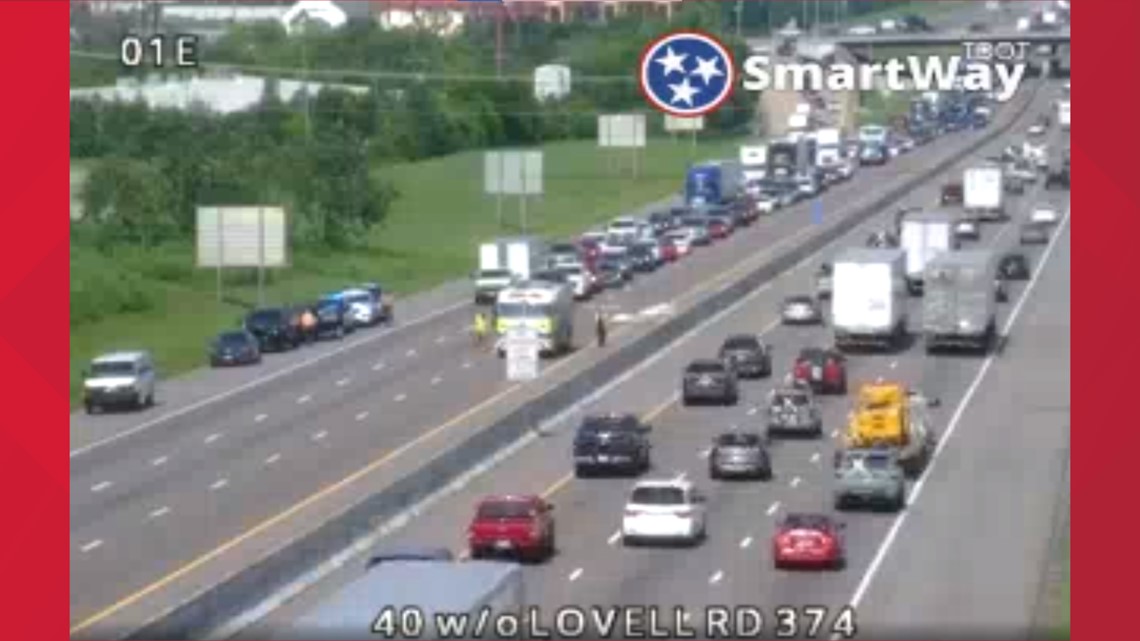 TDOT: Two crashes cause backups at Pellissippi Pkwy. and I-40 split - Vimarsana News