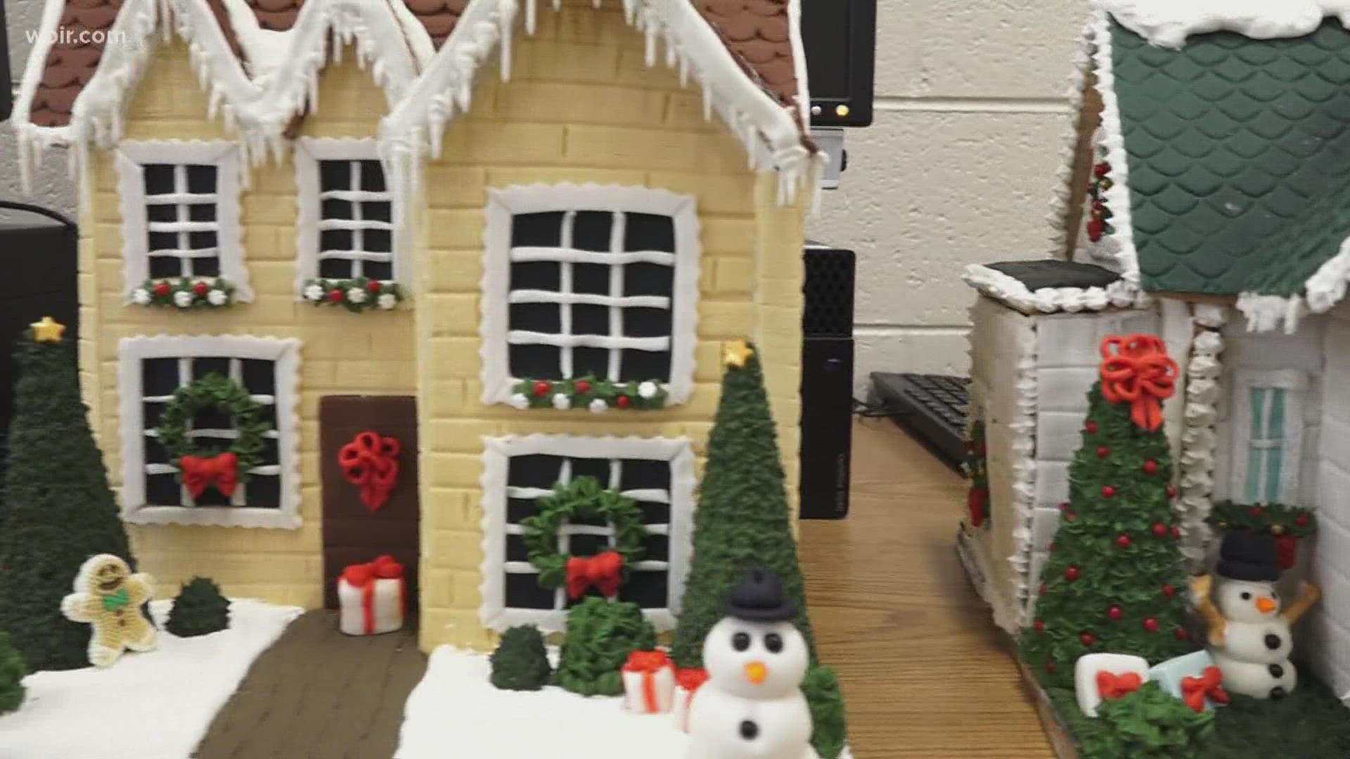 Farragut High School students create amazing gingerbread houses that are completely edible. Nov. 24, 2021-4pm.