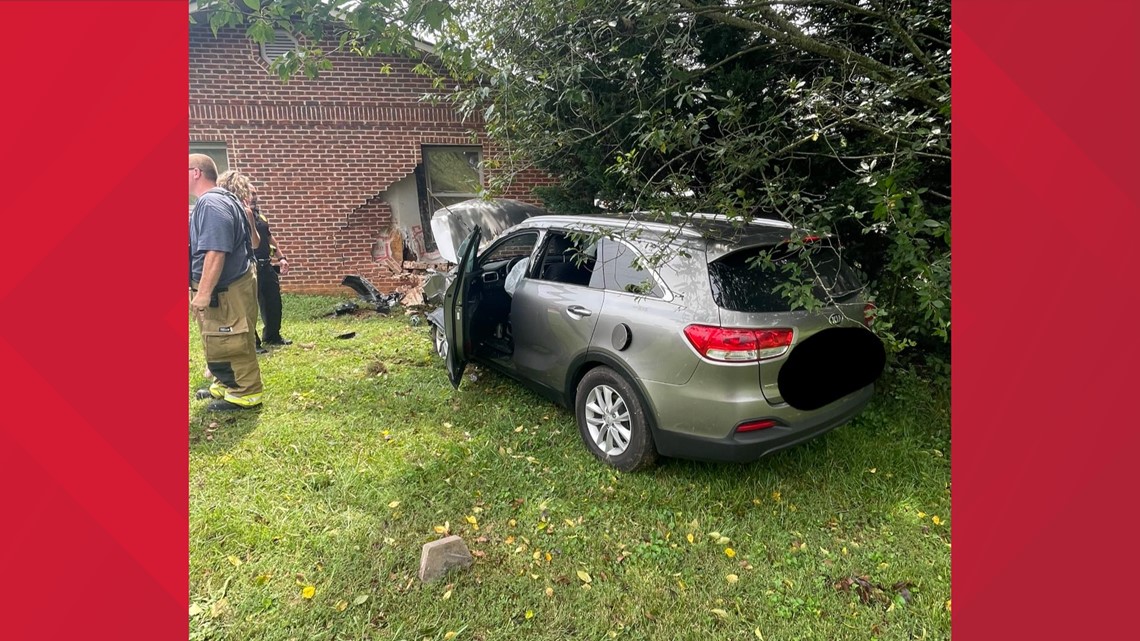 THP Hawkins County EMS employee injured after car crashes into station