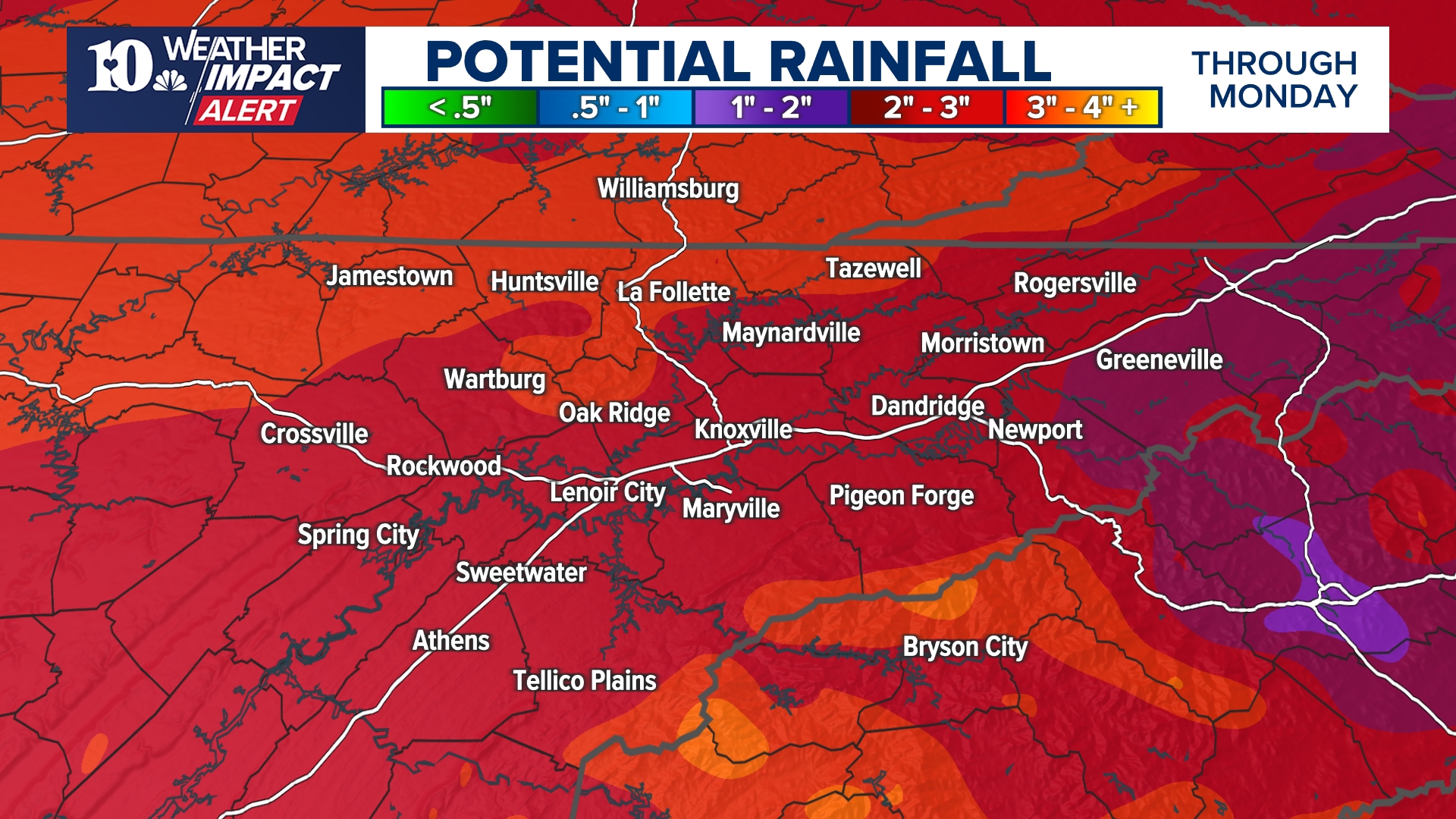 Heavy rain possible in East Tennessee | wbir.com