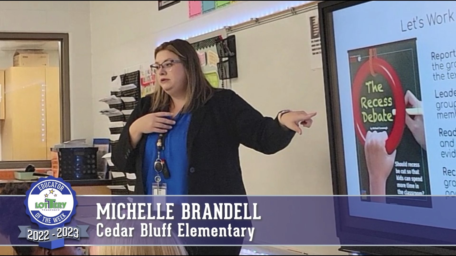 Channel 10, in partnership with the Tennessee Lottery, recognizes educators who are making a difference in our community.
