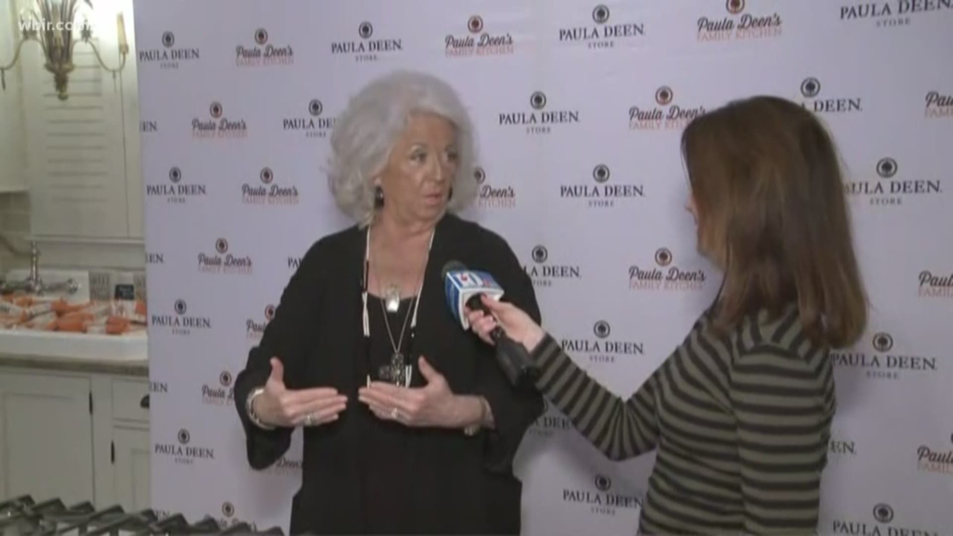 Celebrity Chef Paula Deen signs copies of her new book at her restaurant at The Island in Pigeon Forge. Jan 15, 2019-4pm