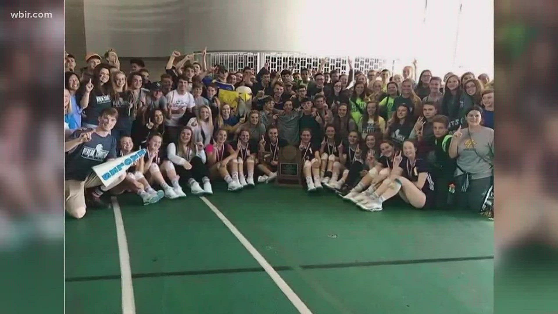 Two Knoxville area volleyball teams come home with state titles.