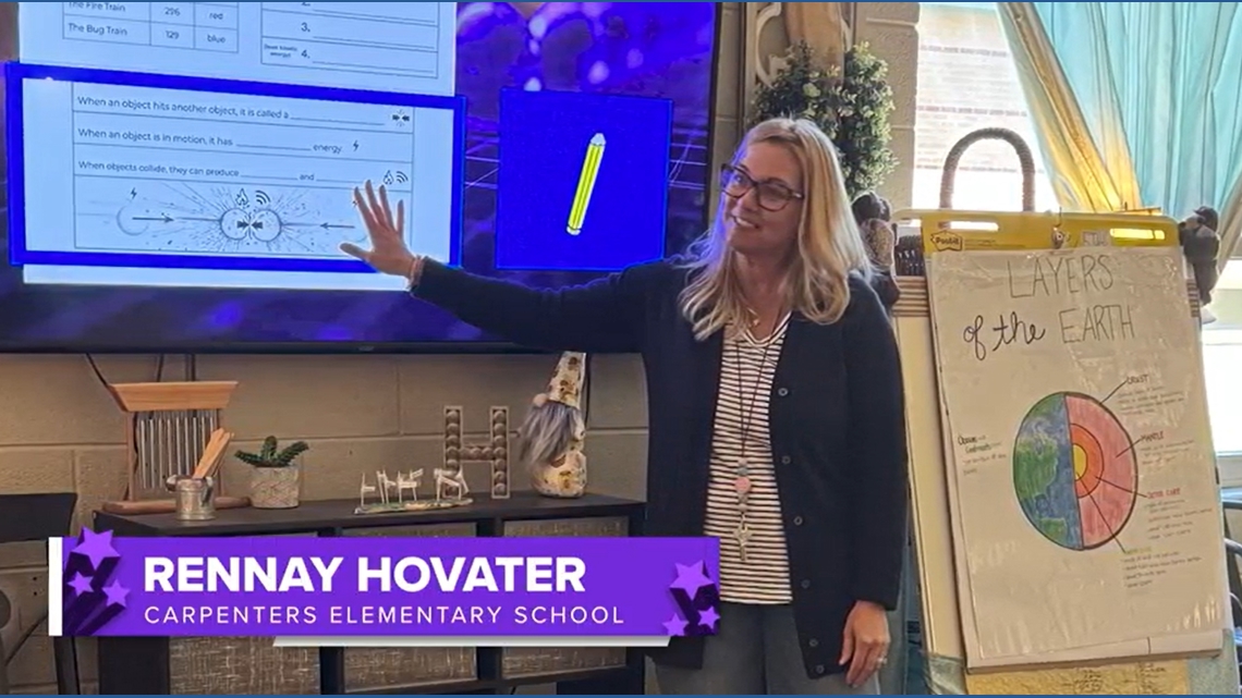 Jules Rennay Educator of the Week for 4/13 - Rennay Hovater | wbir.com