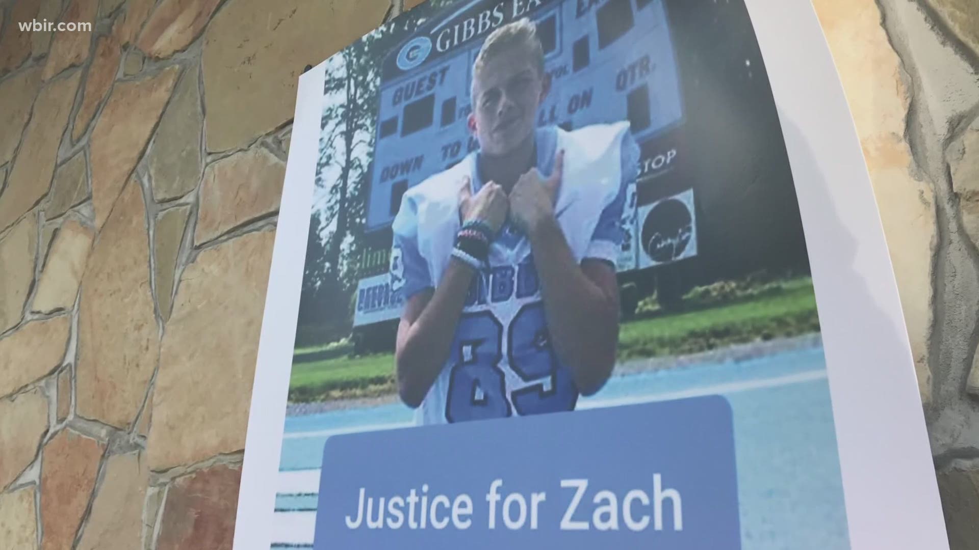 The community gathered today to remember Zach's life and honor his legacy.
