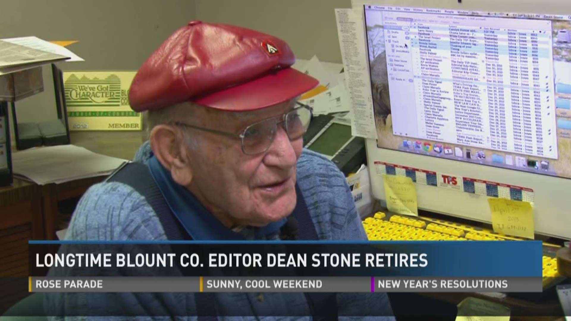 Veteran Blount County editor Dean Stone is retiring. He's endlessly motivated - and humble, too. Jan. 1, 2016