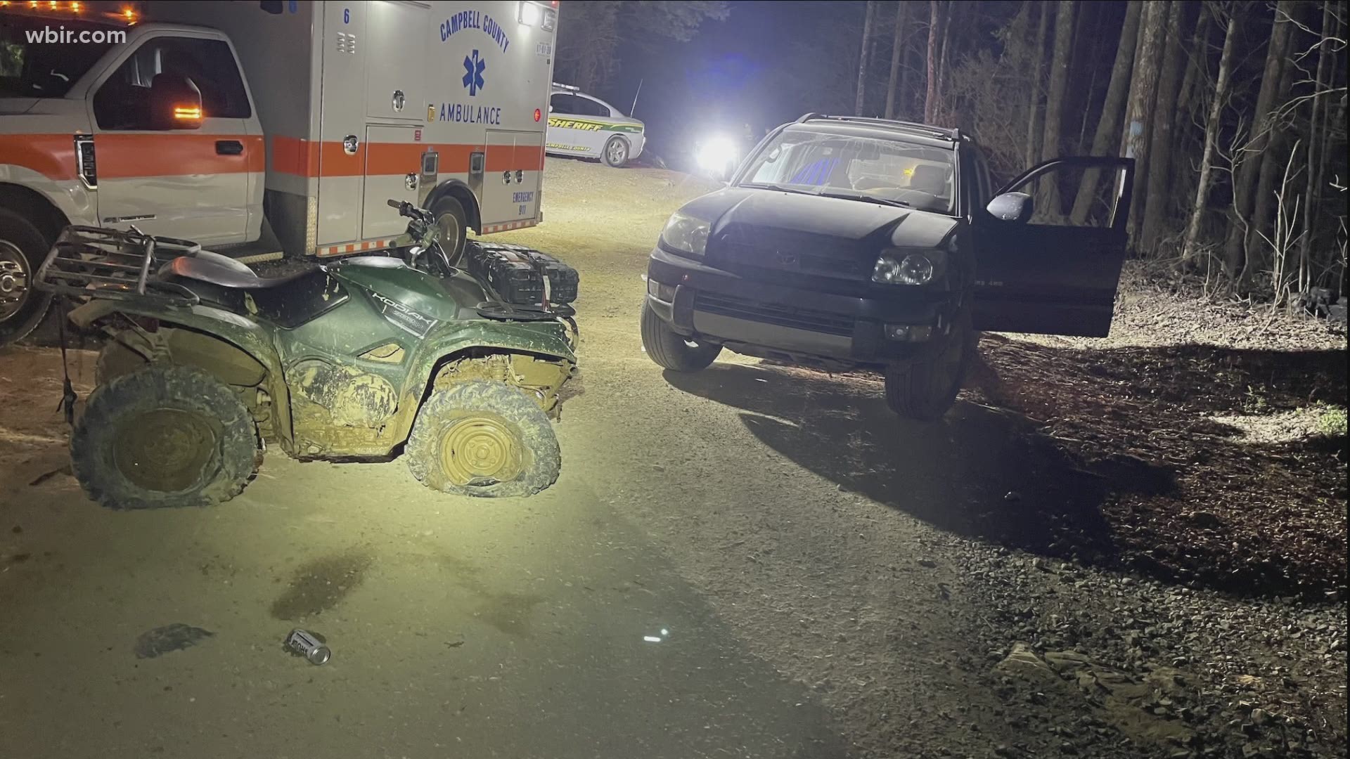 A Knoxville man is seriously injured after crashing an ATV overnight, officials said.