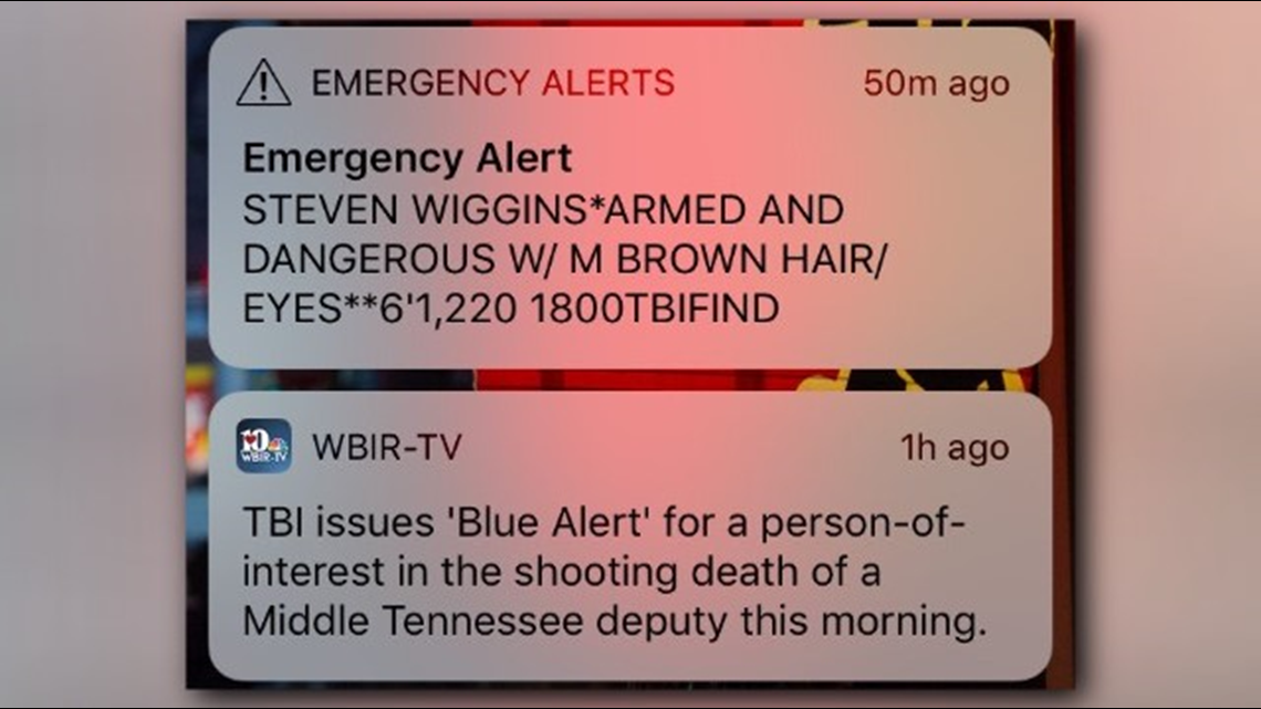 Code blue public alert cell phone