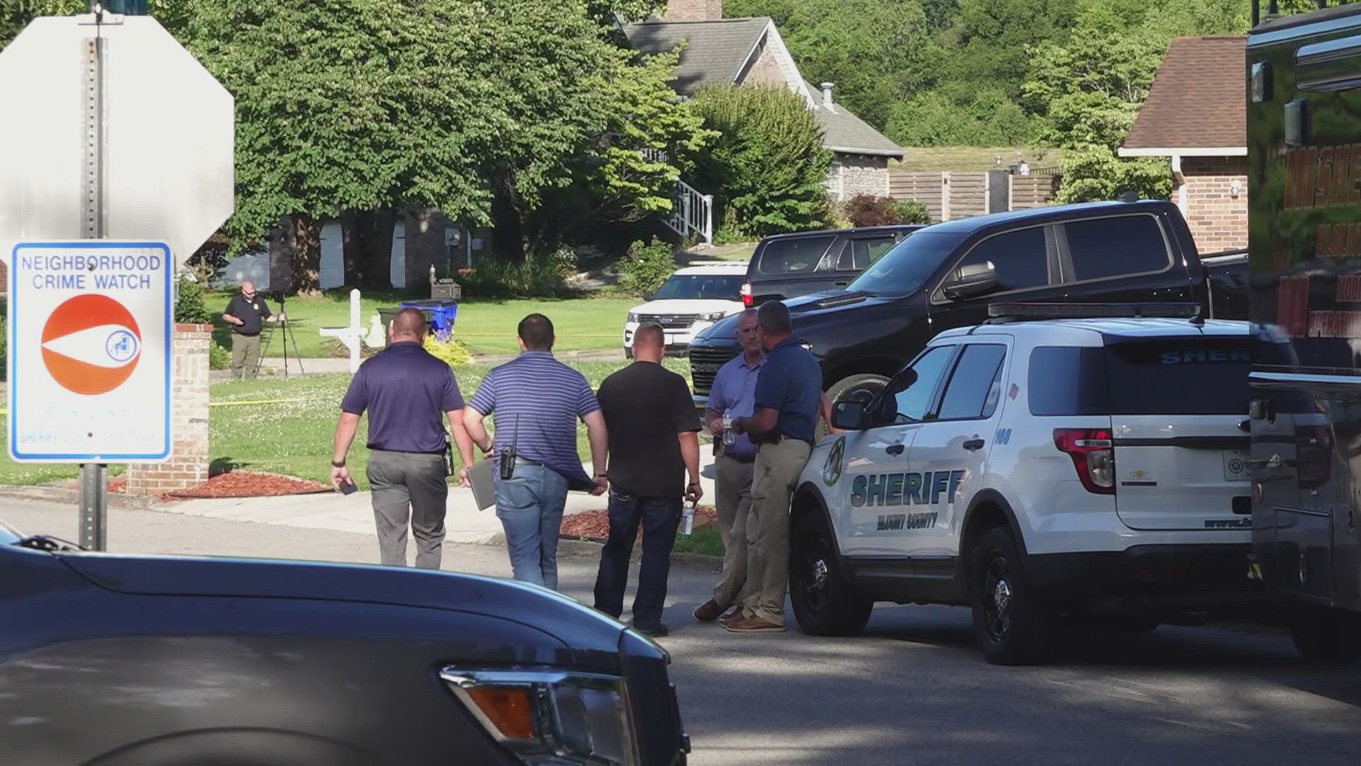 According to the Blount County Sheriff's Office, the suspect was taken into custody Tuesday afternoon.