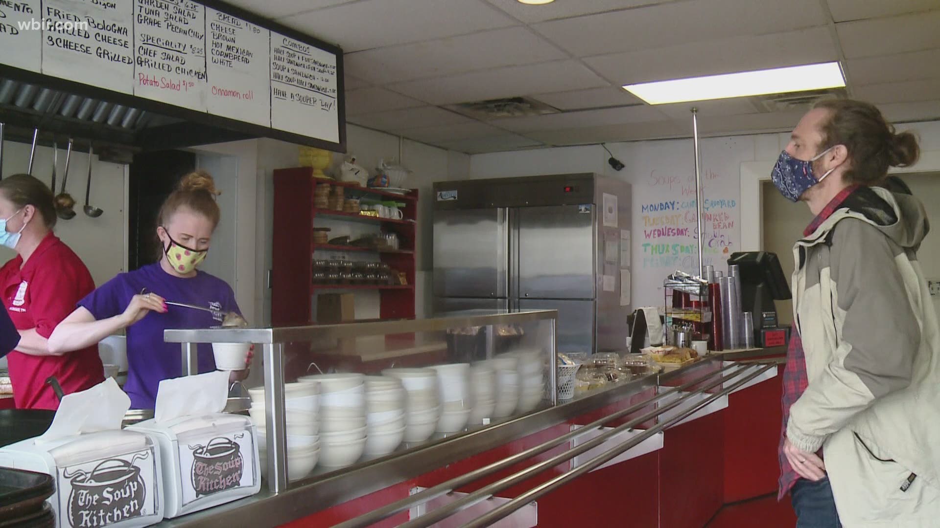 In part 2 of "Dear Covid" series, 10News reporter Alex Myers heads to The Soup Kitchen in Anderson Co.