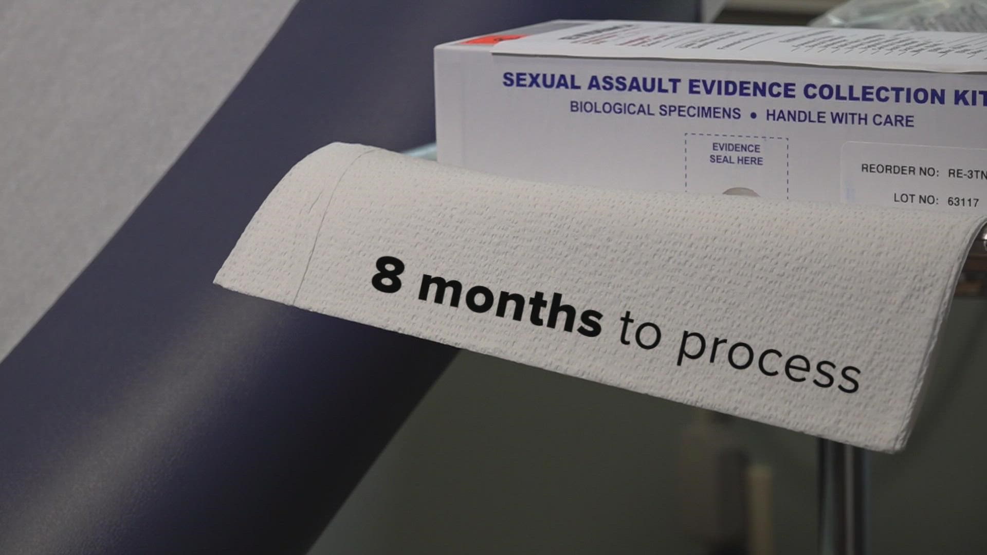 It can take around 8 months for a sexual assault kit to be fully processed. During that time, victims may not know what's happening.