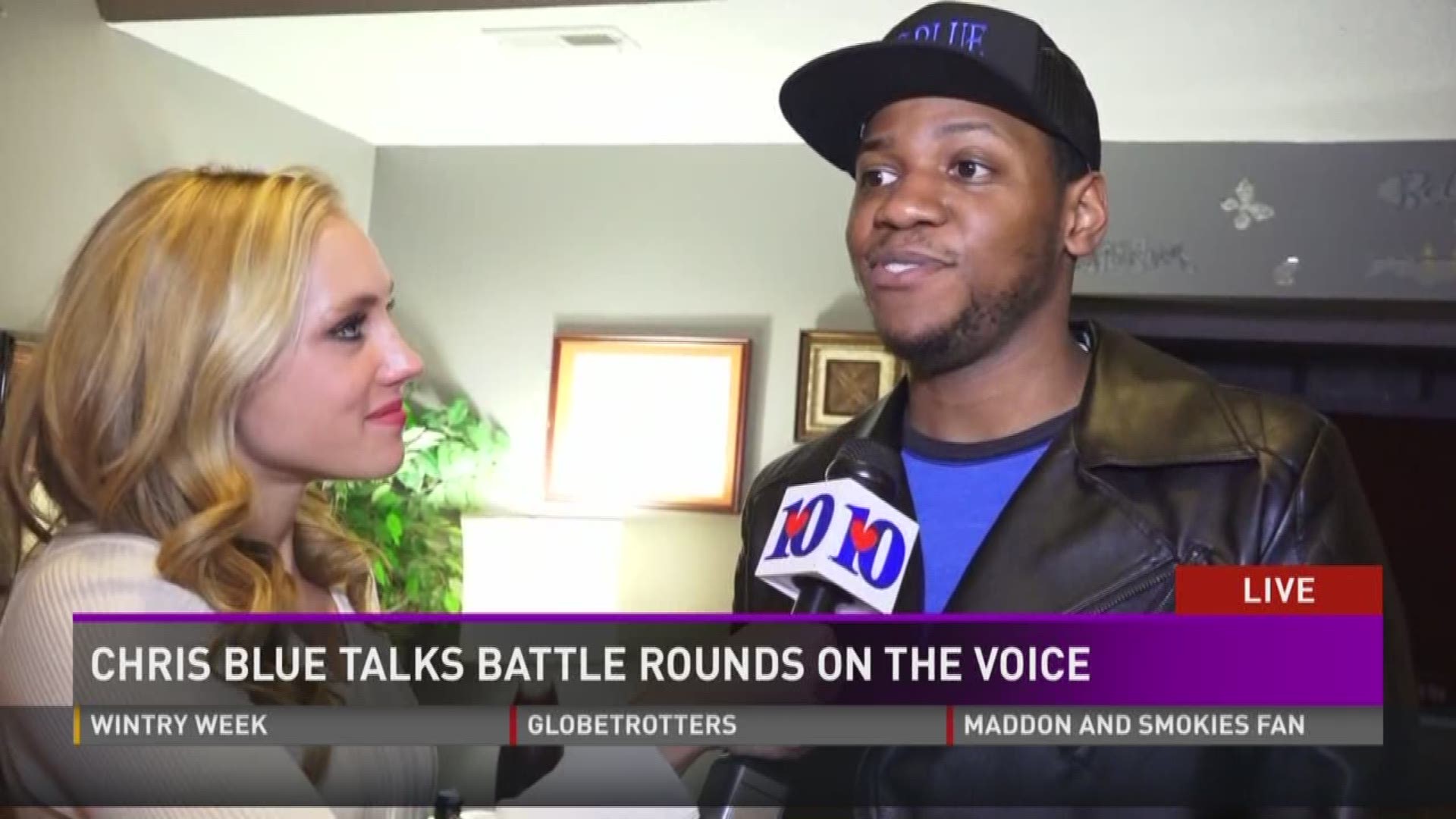 March 14, 2017: Chris Blue talks about his experience competing on NBC's The Voice.