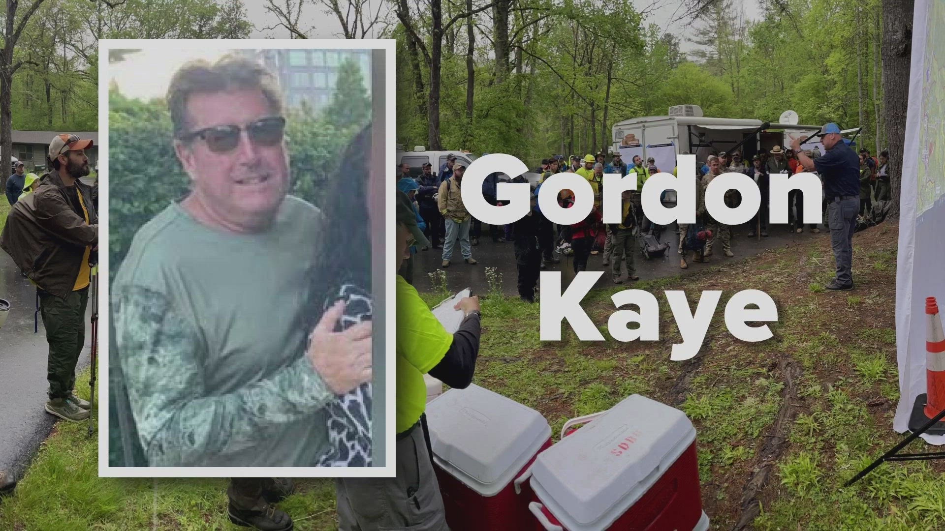 The National Park Service said that Gordon Kaye was last seen in the lower loop of Deep Creek Campground on April 22.