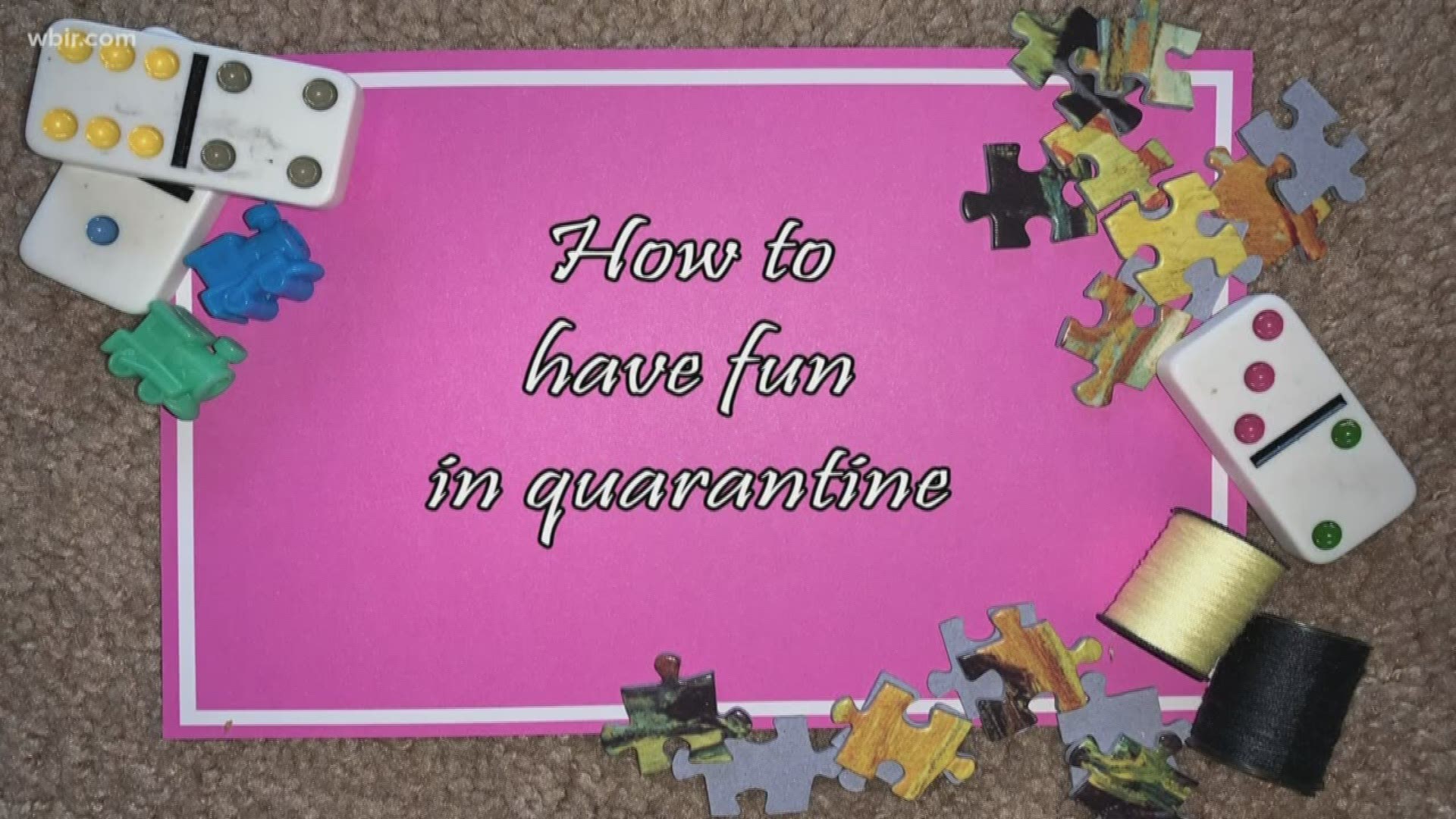 Here are some new ideas on how to have fun at home, if you're cooped up in quarantine.