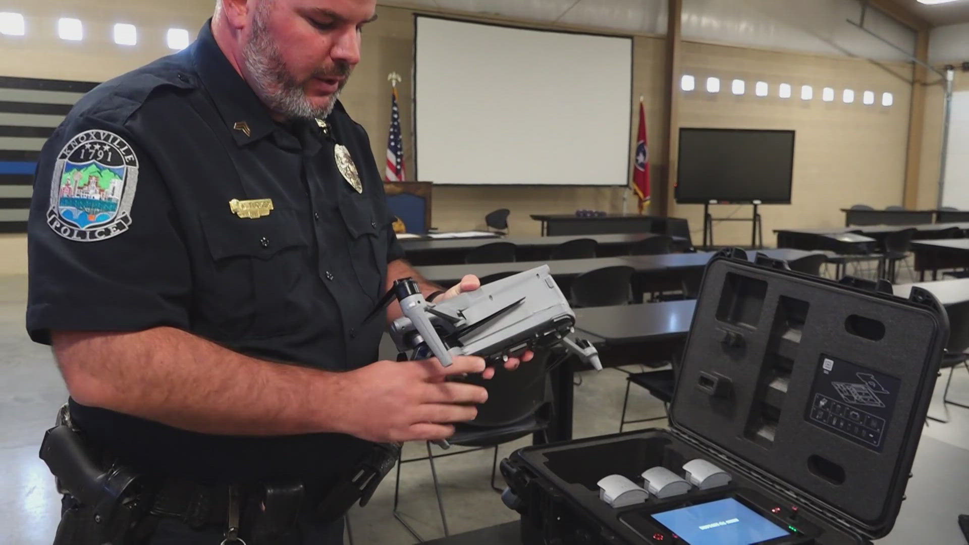 The Knoxville Police Department uses drones to monitor car crashes, document crime scenes, help with search and rescue & more.