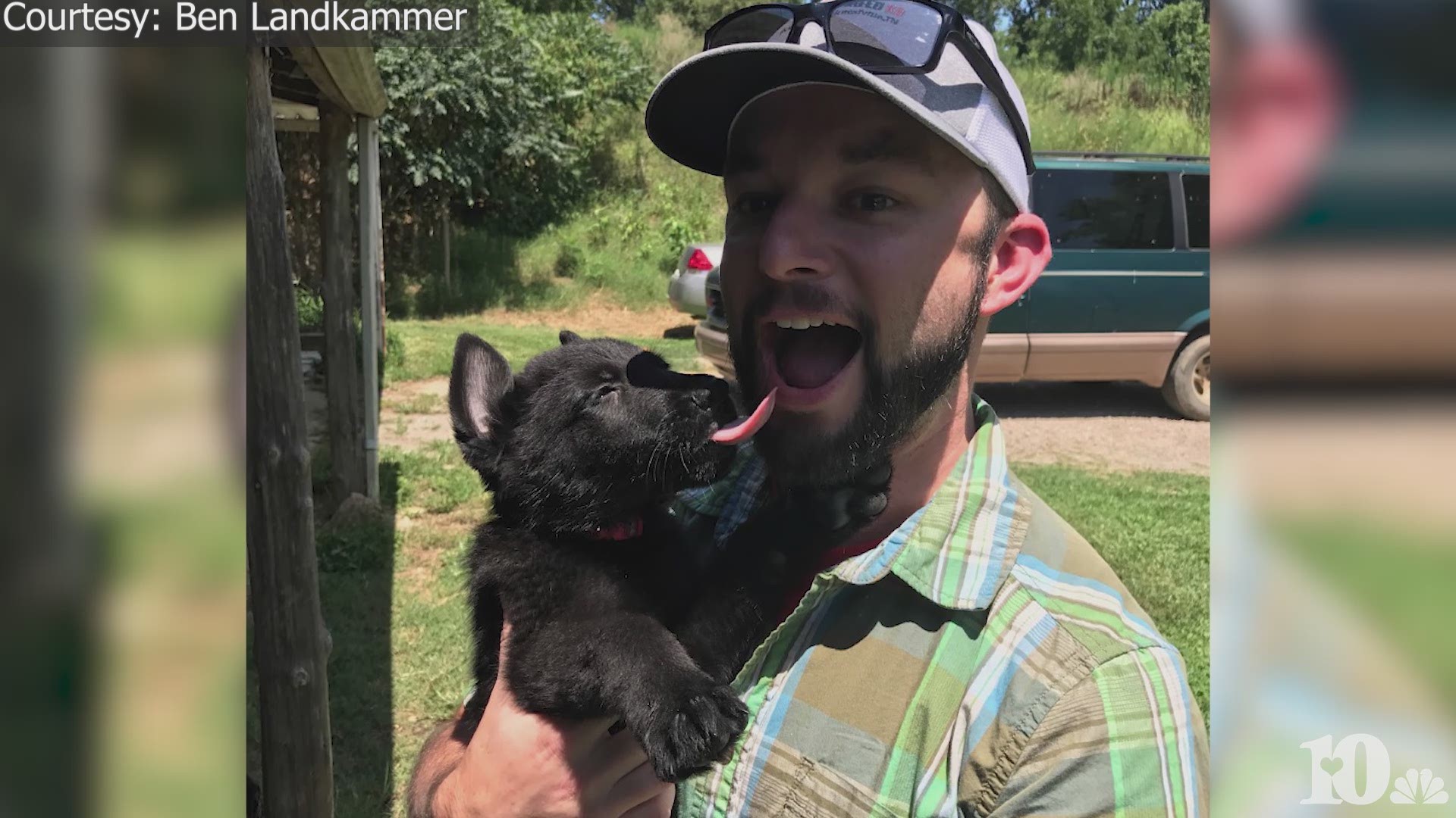 Kato and his handler, Ben Landkammer, are the K-9 unit for BUSAR, the volunteer search and rescue team that deploys in the Great Smoky Mountains.