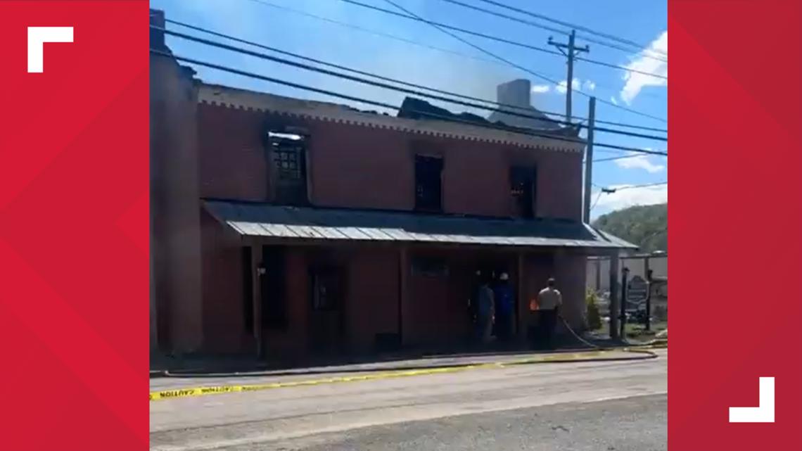 Crews responding after historic Hancock County Jail in Sneedville