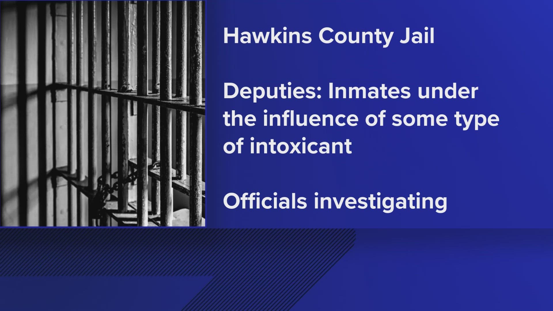 4 Hawkins County inmates taken to hospital after deputies notified of