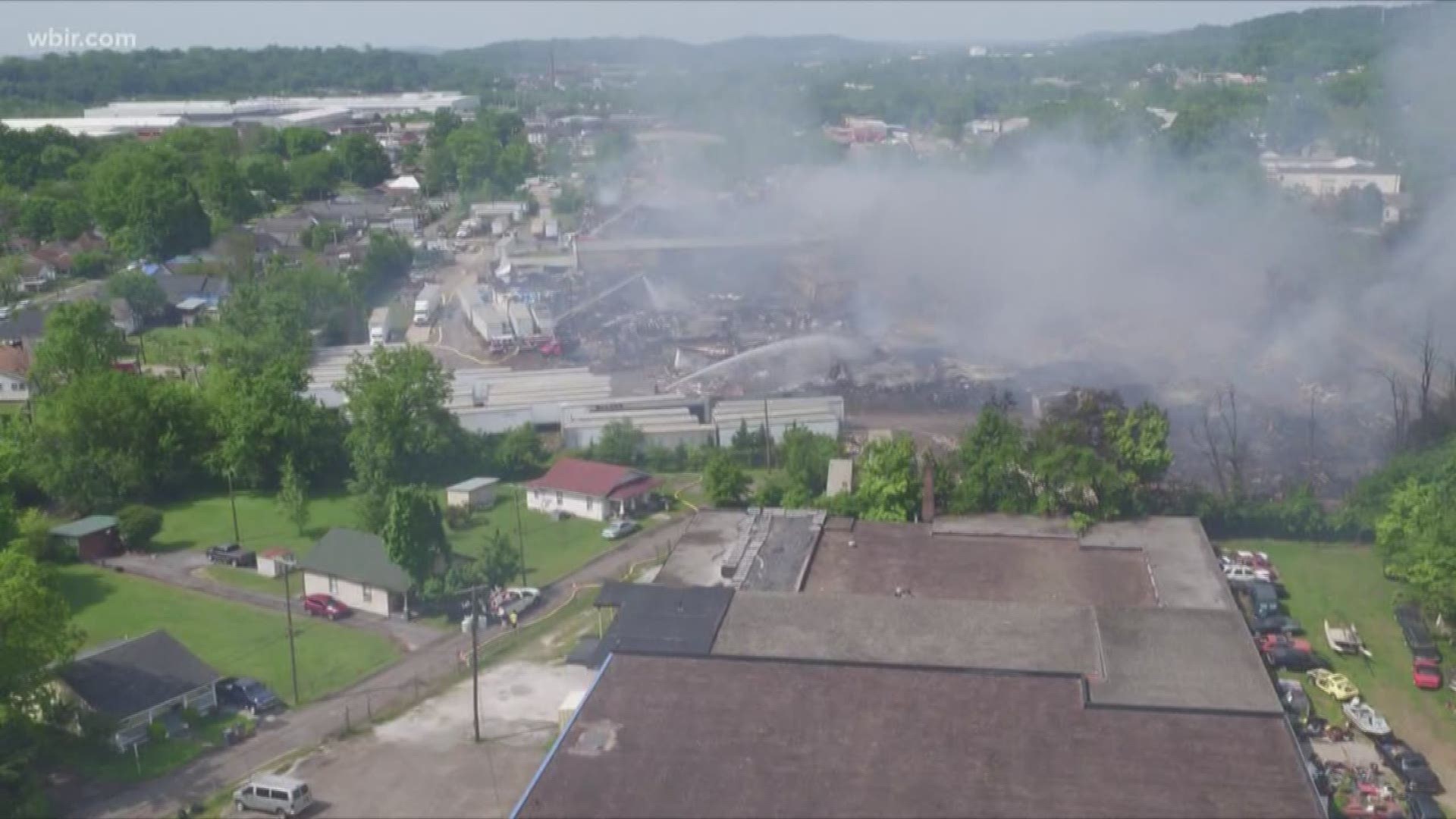 Could practices at the Fort Loudon Waste and Recycling Center have contributed to a massive fire that sent huge plumes of black smoke into the air.