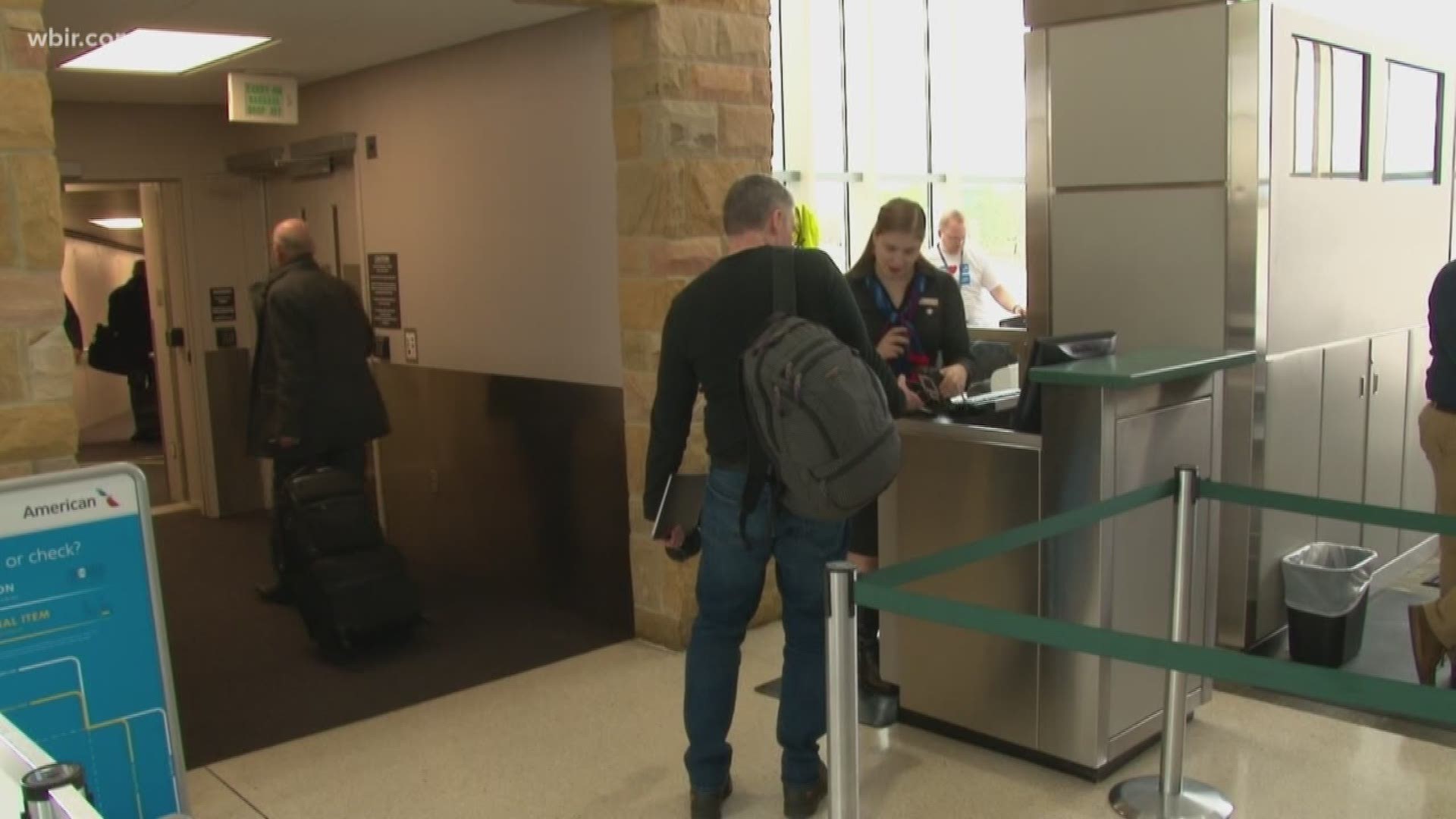 Knoxville's airport is celebrating a record number of travelers walking through its doors.