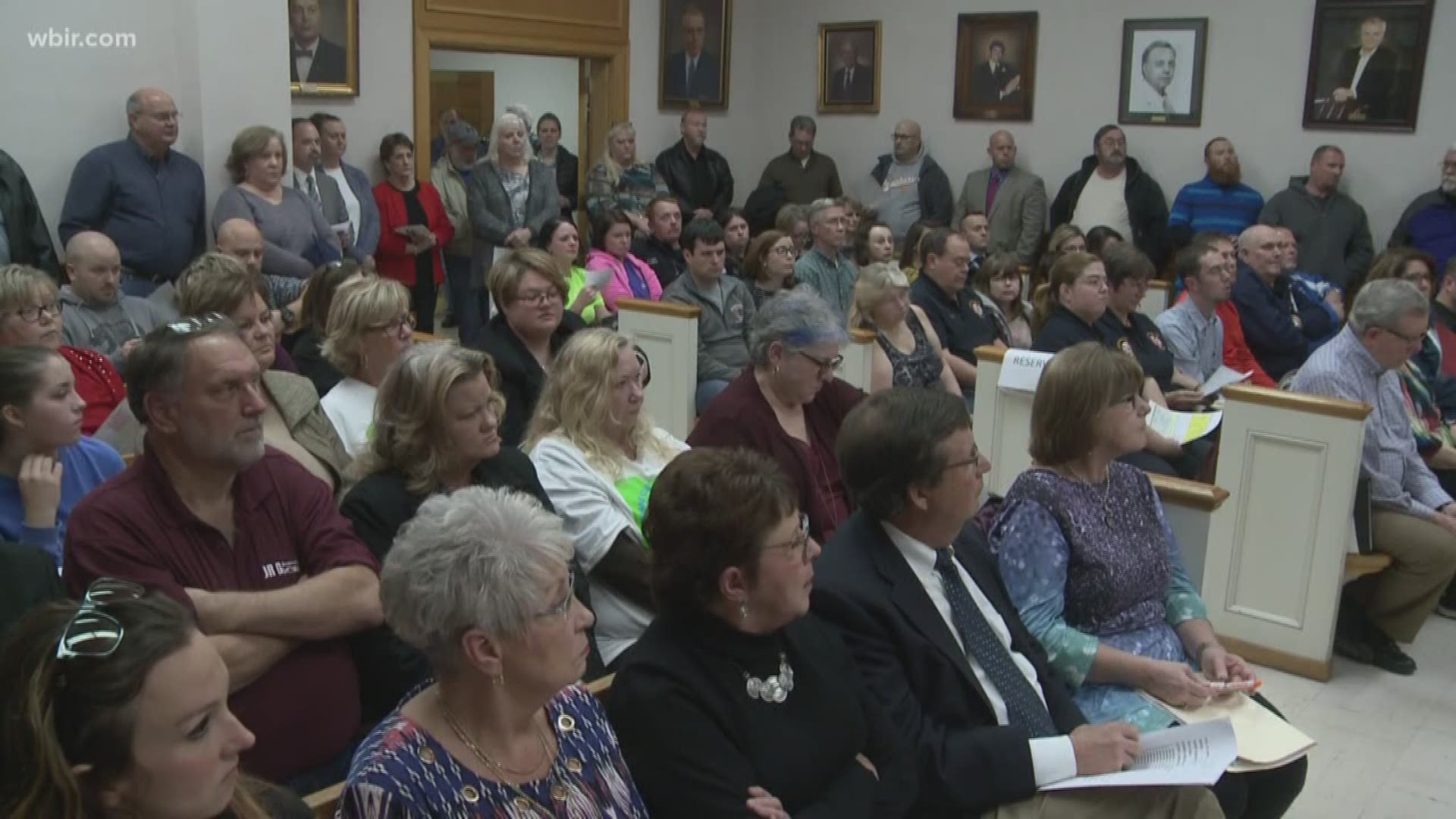 Roane County leaders voted not to consolidate high schools tonight.