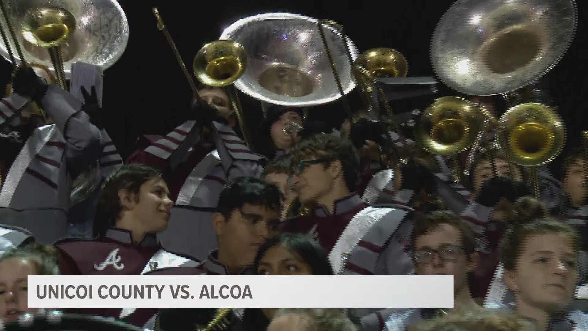 Alcoa crushes Unicoi County 56-0.