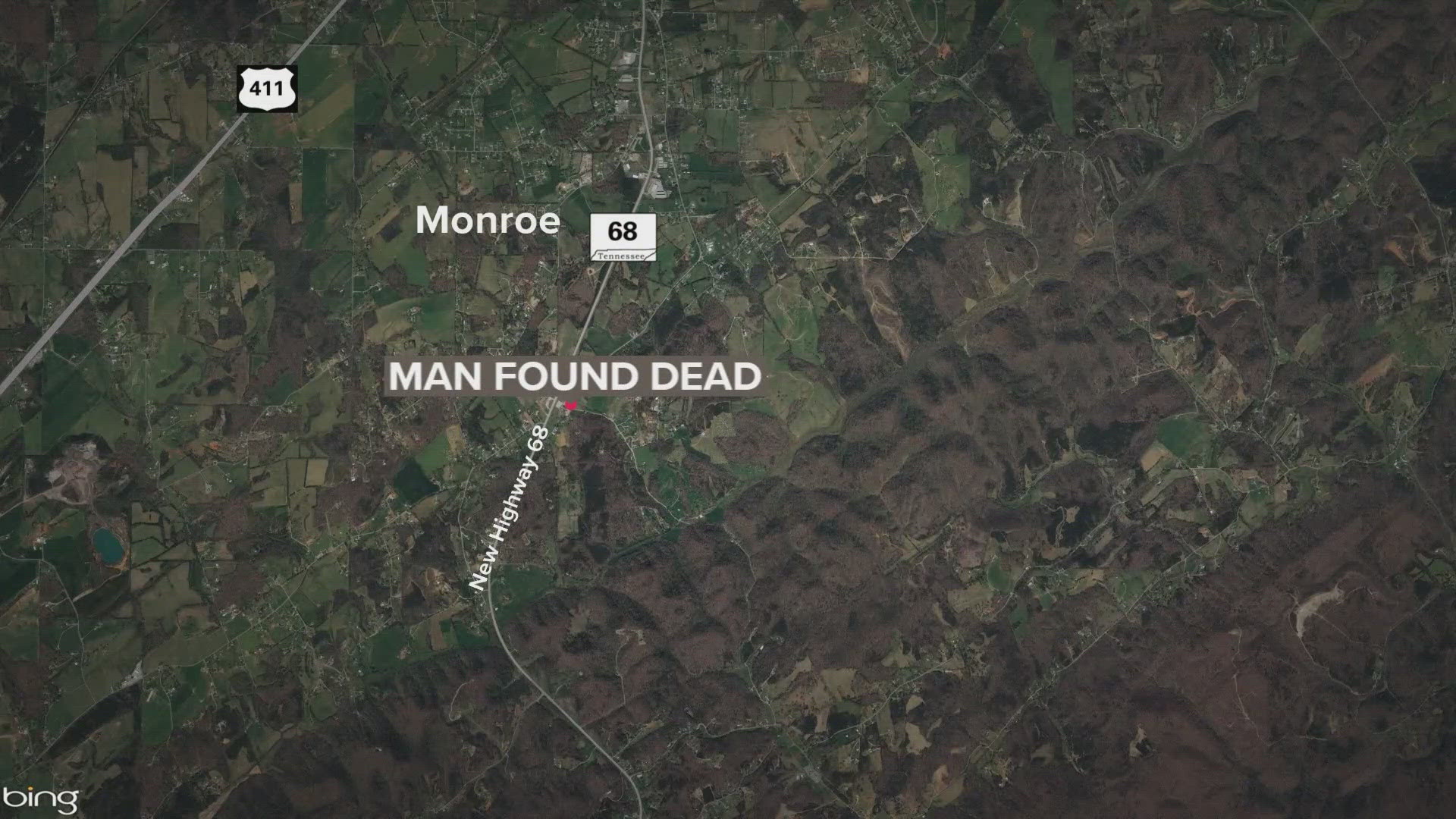 The Monroe County Sheriff's Office said a man was found dead inside the home early Thursday morning, and a "female subject" was taken into custody.