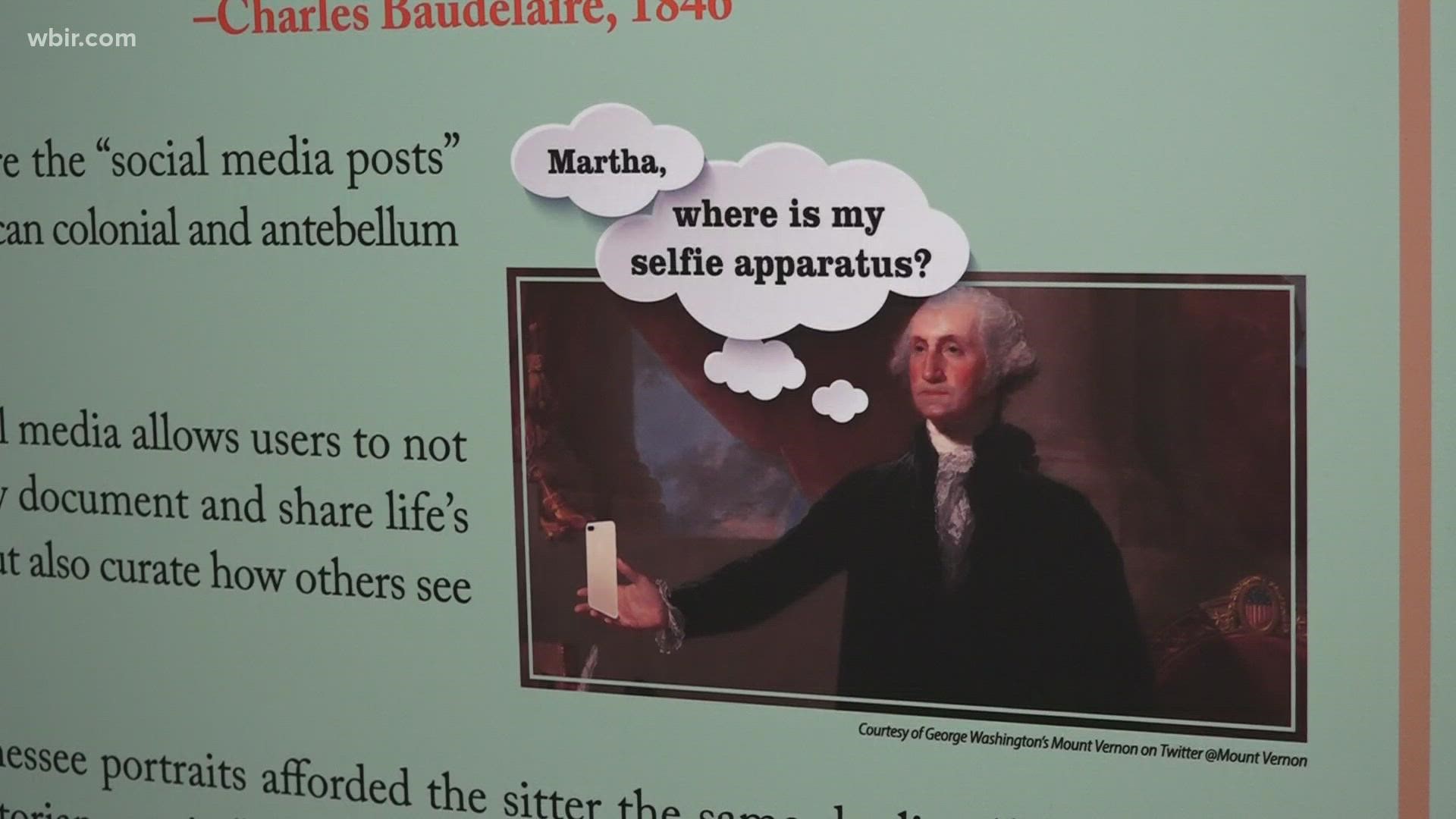 Museum Selfie Day started in 2014 as a way to encourage people to see and interact with their local museums, including here in East Tennessee.