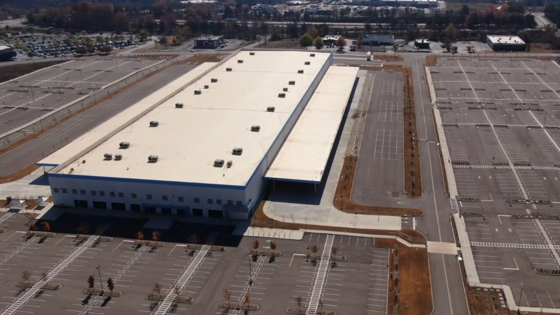 Amazon bought and built a new delivery station out of the old East Towne Mall location.