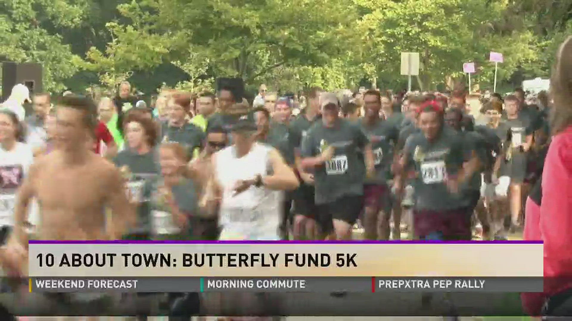 The Butterfly Fund 5K is scheduled to start at 9 a.m. Saturday.