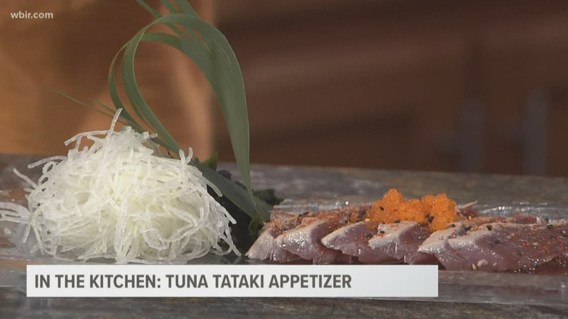 Patrick Rathida joins us from Tomo Poke Bowl to make a tuna tataki appetizer.
