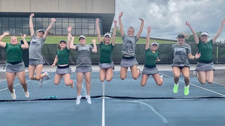Knox Catholic girls' tennis wins second-straight Division II AA state title