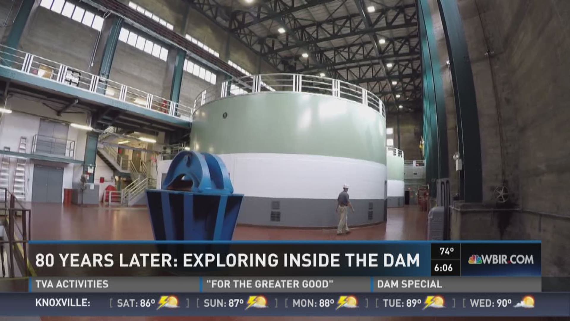 The public rarely gets a chance to see inside Norris Dam. On its 80th birthday, we took a peek inside. July 29, 2016