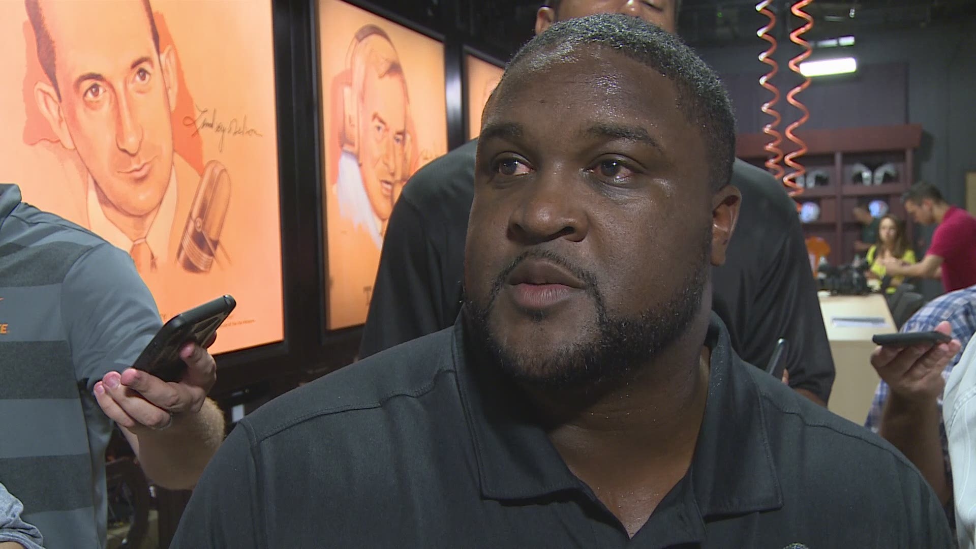 Tee Martin is beginning his first season as Tennessee's wide receivers coach and he thinks Marquez Callaway can set himself up to be a high-round NFL draft pick.