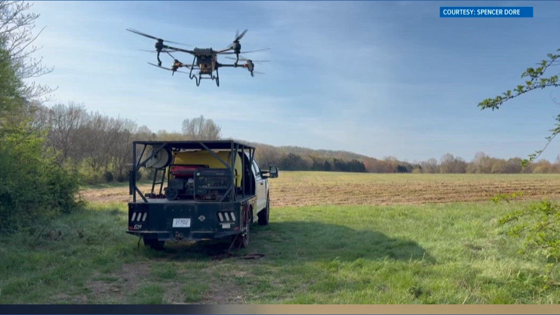 Use of drones in farming makes work more efficient and safer | wbir.com