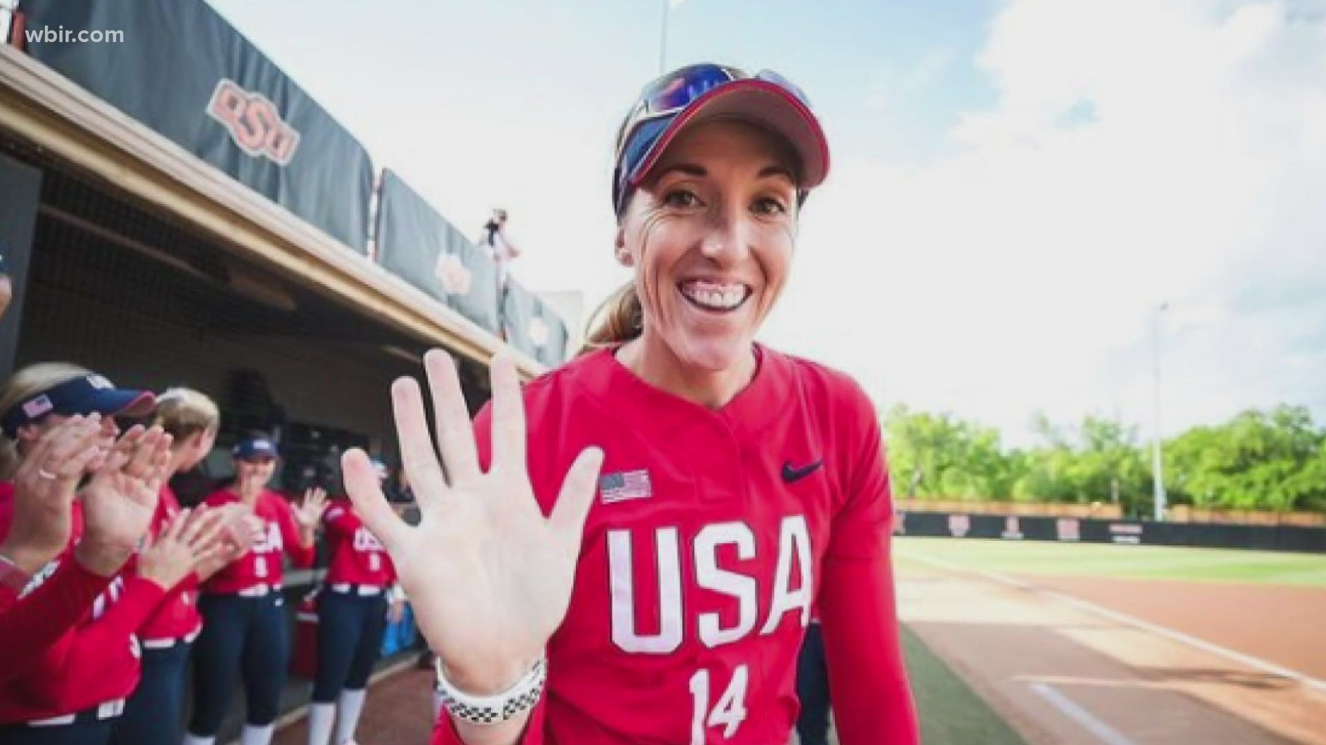 Abbott said the 2008 Olympics were a blur for her. Now she's excited to help Women's Softball continue grow as she competes in Tokyo.