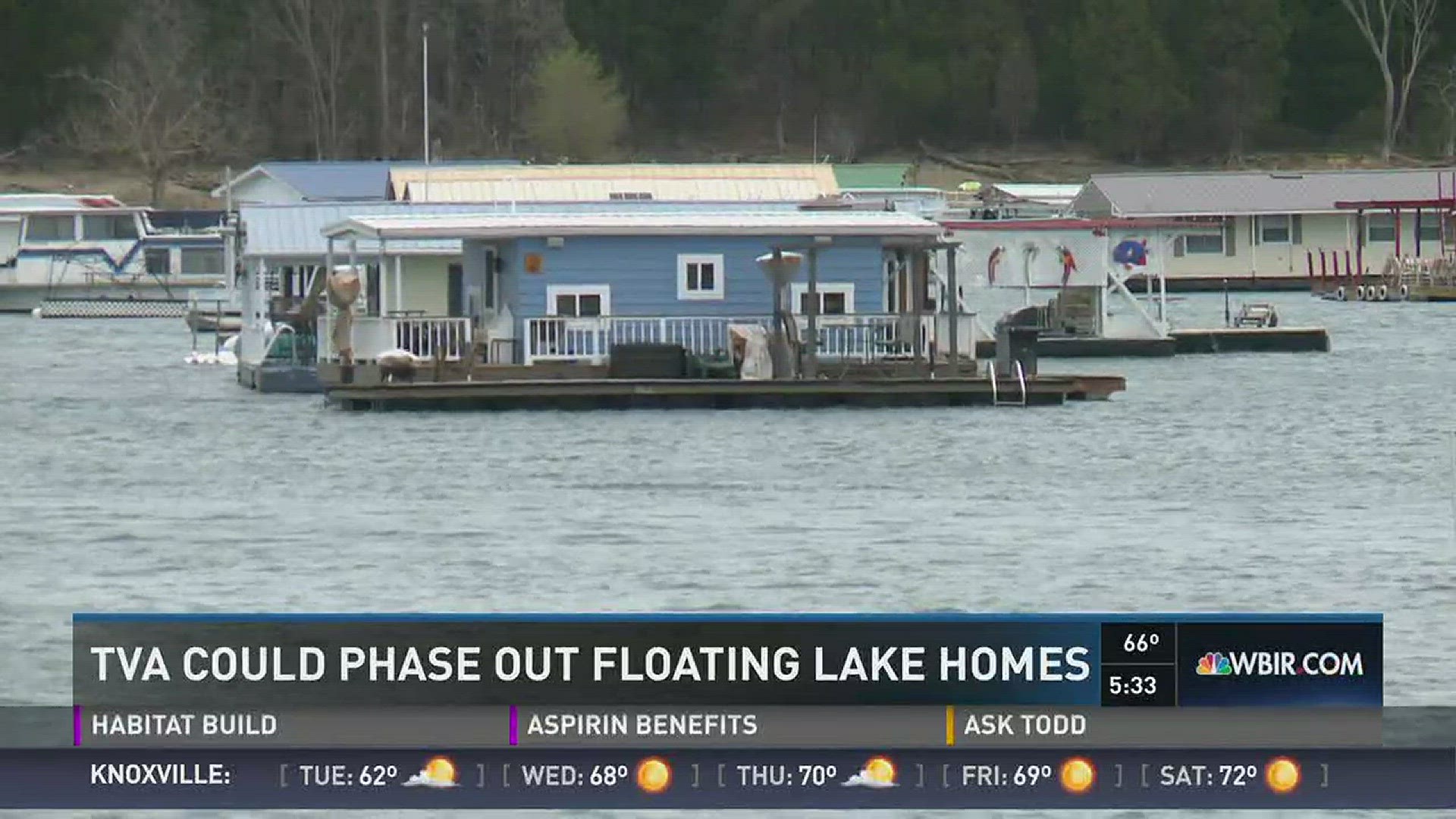 Tennessee lawmakers are making political waves with resolutions that oppose a TVA proposal to remove all floating lake homes within 20 years.
