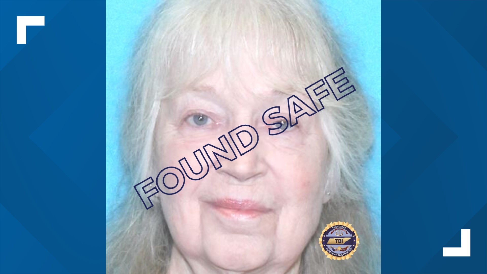 Tbi Missing 80 Year Old Woman Found Safe