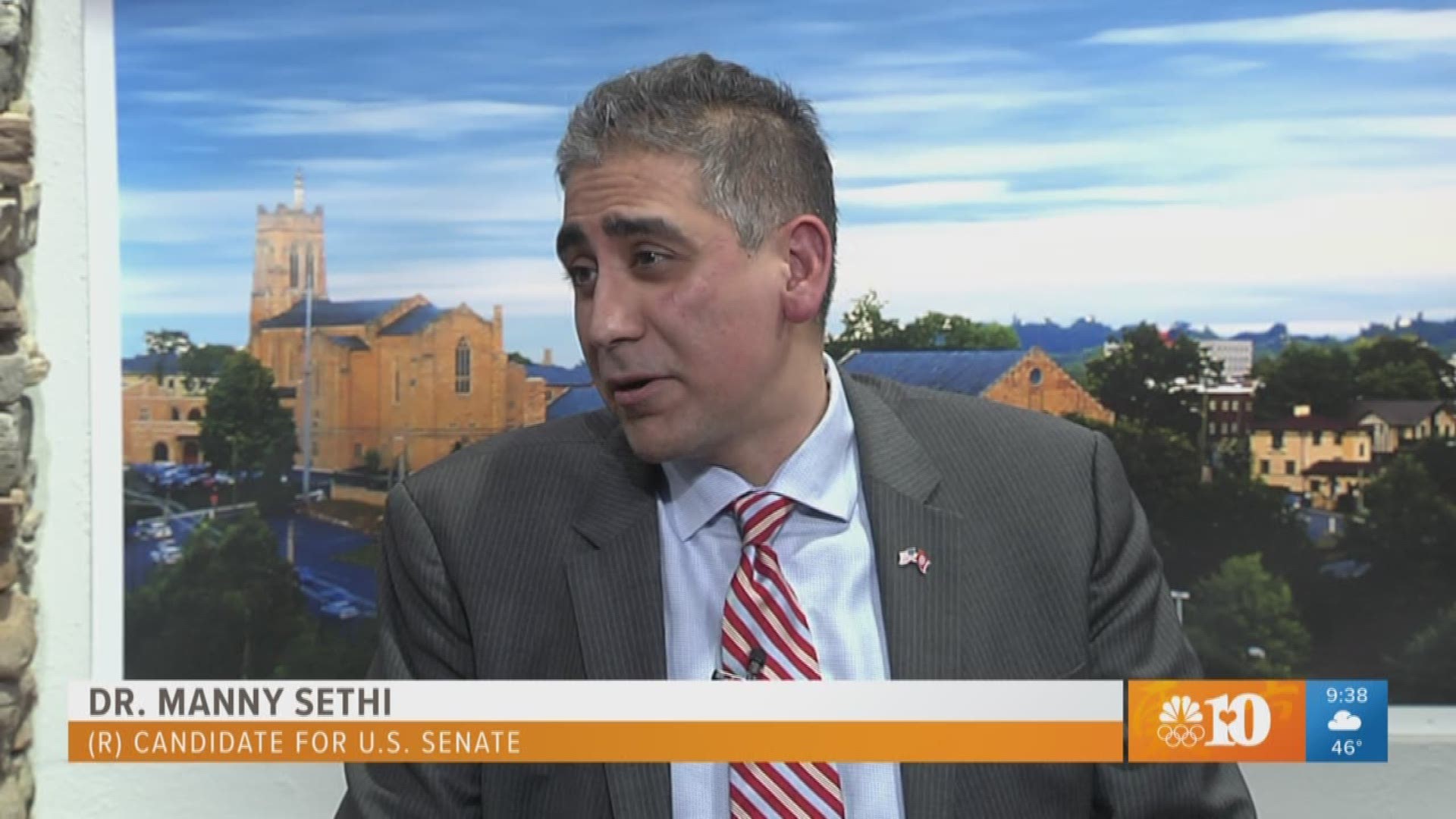 U.S. Senate candidate Dr. Manny Sethi talks about his candidacy.