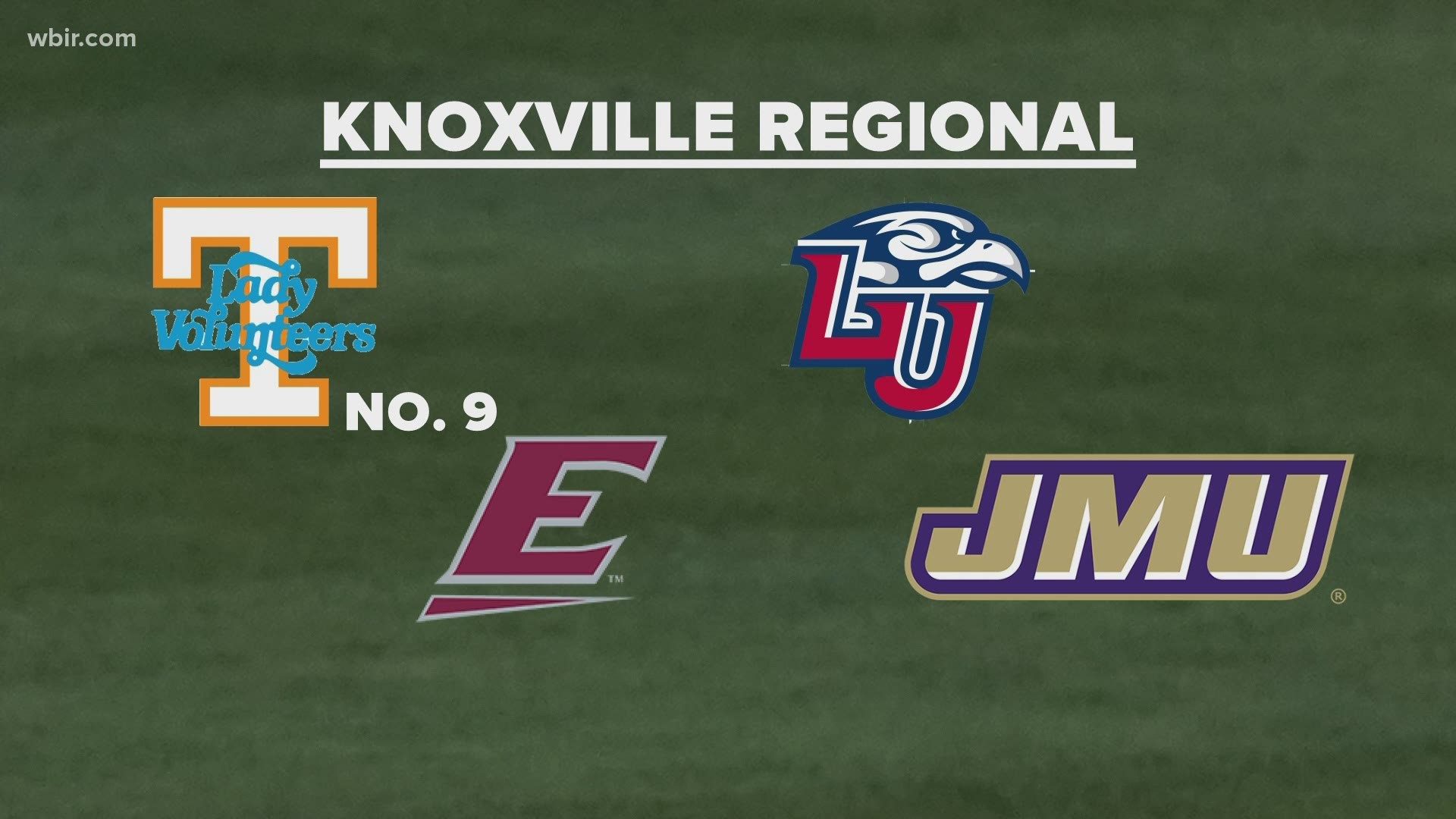 Tennessee softball will host a regional in this year's NCAA softball championships as a No. 9 national seed.