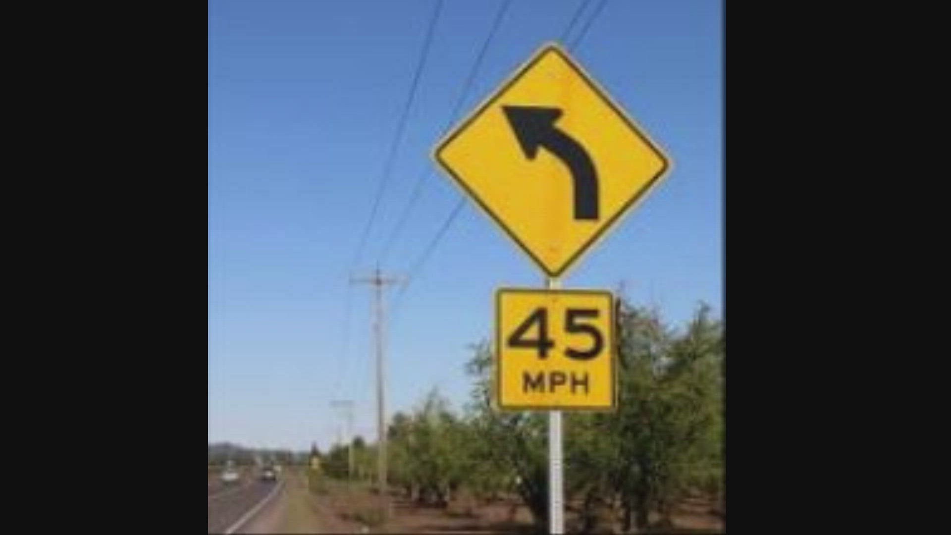 Terri from Crossville asks this: 	Can you tell me if a yellow speed limit sign is a suggested speed, or is it required to go that speed?