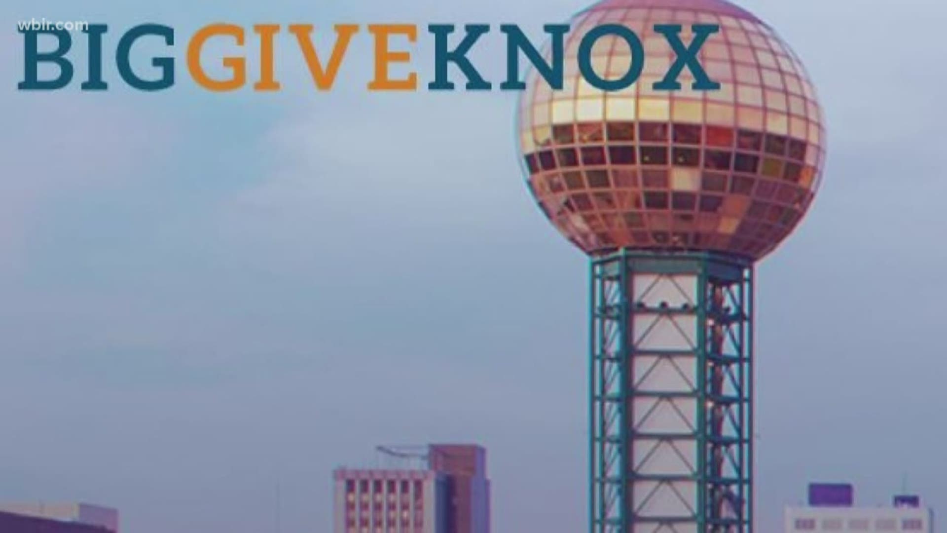 More than 100 Knoxville charities are coming together for 'Big Give Knox' on Giving Tuesday 2019.