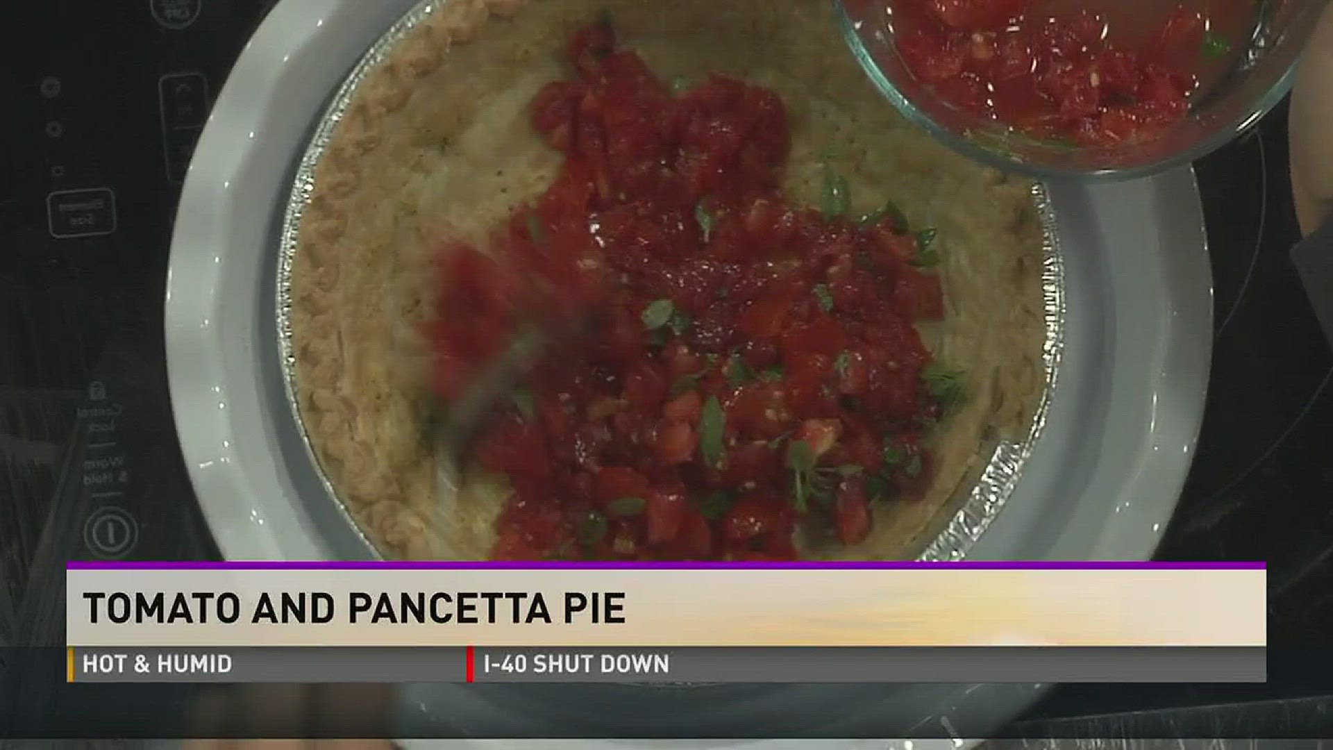 Tomato and Pancetta Pie