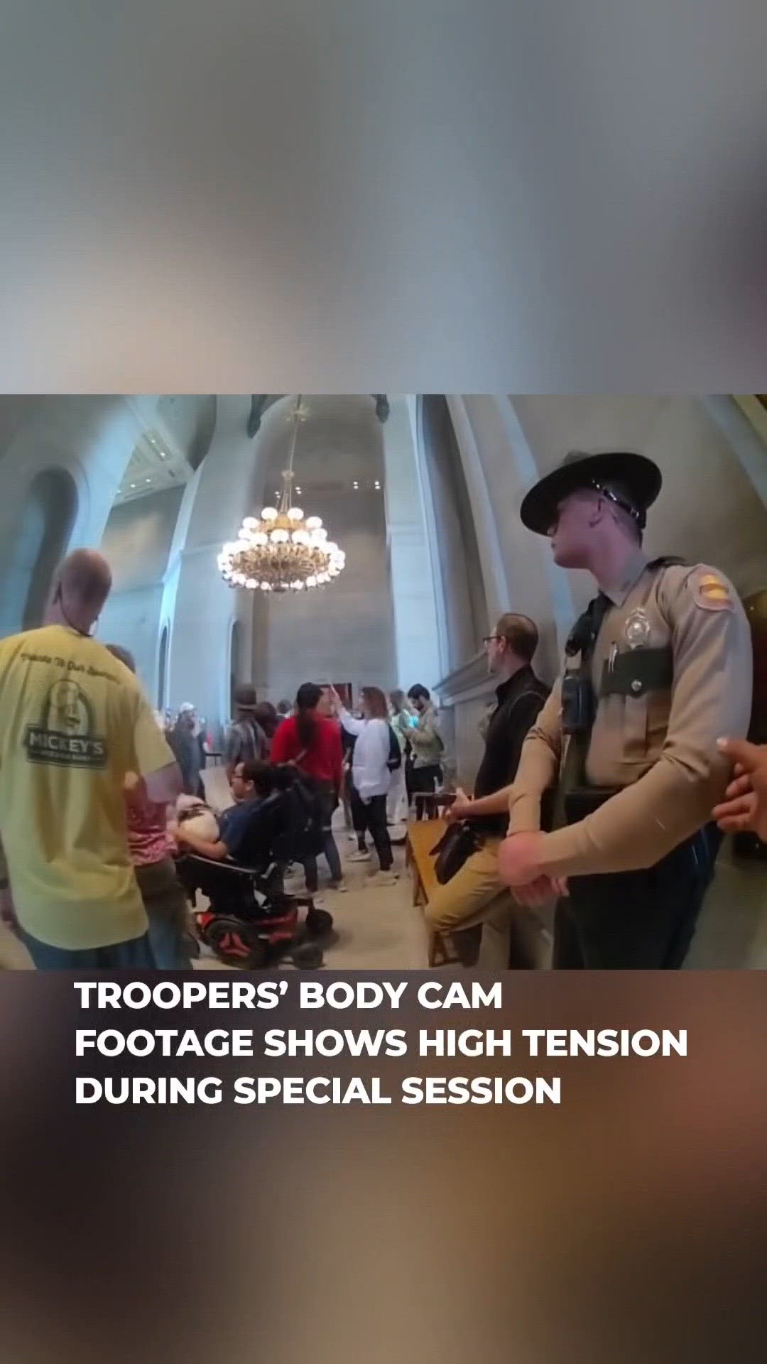 Newly-released body camera footage from troopers show high tension ...