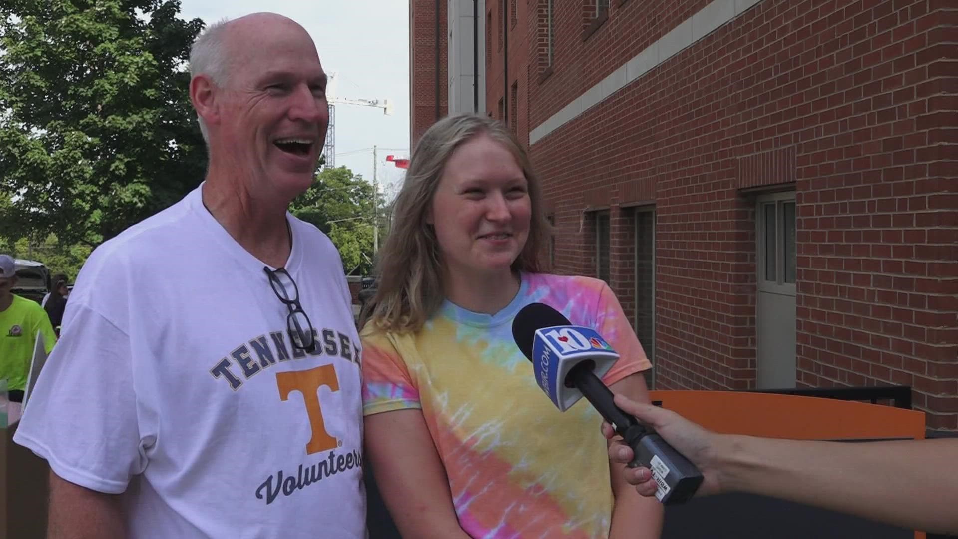 The University of Tennessee-Knoxville gets ready for new incoming students during move-in week.
